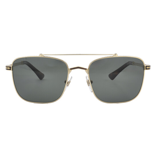 Persol navigator style metal frame sunglasses Persol Sunglasses 2013 Navigator Brown Gradient Metal Pilot  main image 4
