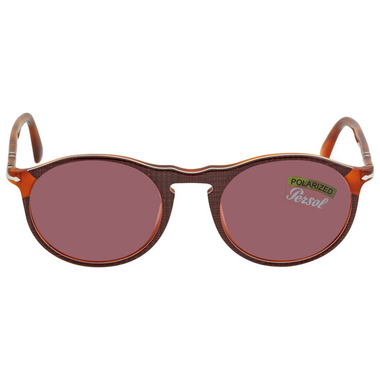 Persol Polarized Purple Round Men display picture 2