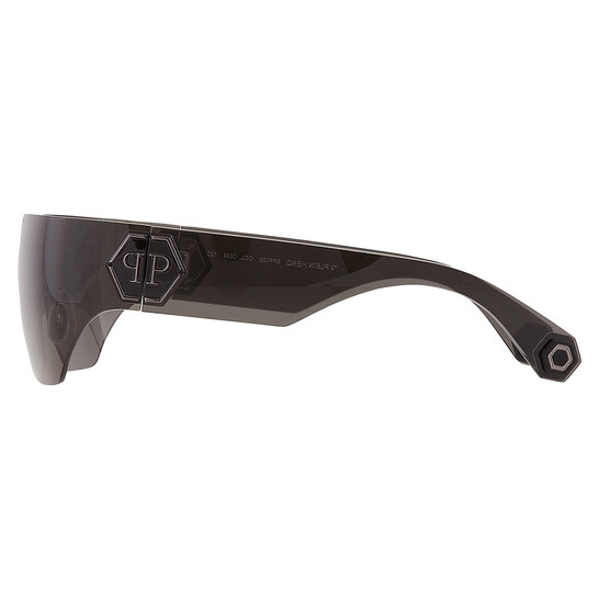 Philipp Plein Gunmetal Shield Men