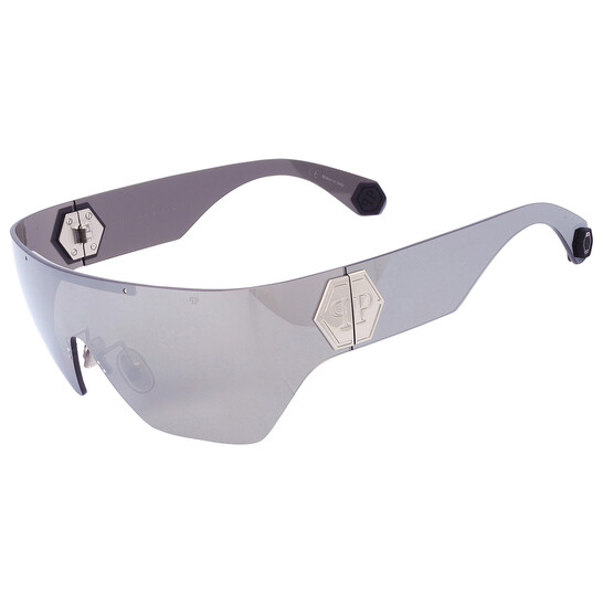 NEW PHILIPP PLEIN SUNGLASSES PALLADIUM WOMEN EYEWEAR SPP029M 579X Philipp Plein Sunglasses SPP029M 579X - Best Price and  main image 4