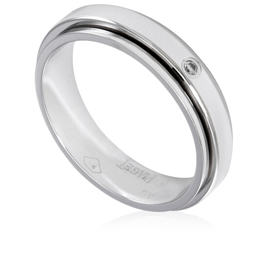 Piaget 18k White Gold Possession Wedding Diamond Ring Size 57 G34PJ9