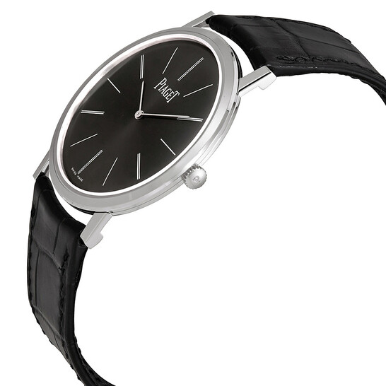 Piaget Altiplano Mechanical Black Dial 18Kt White Gold Men's Watch GOA29113 - 546x546 Image #2