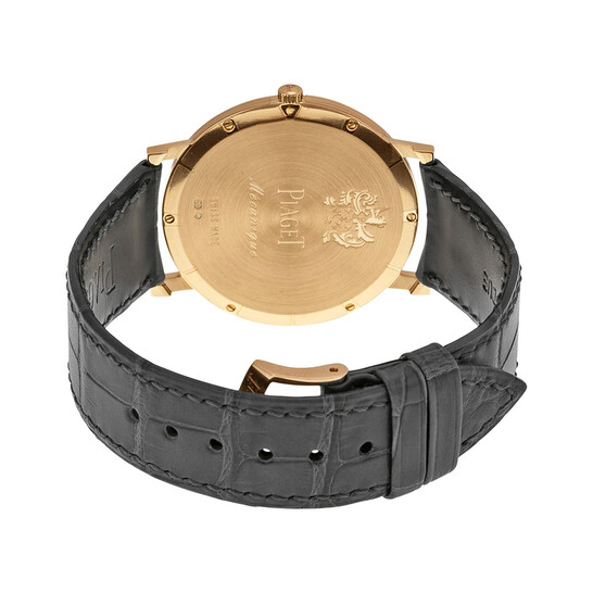 Piaget Altiplano Silver and Black Skeleton Dial 18kt Rose Gold Gray Leather Men's Watch GOA39110 Piaget Altiplano Silver and Black Skeleton Dial 18kt Rose Gold Gray Leather Men's Watch GOA39110 - 546x546 Image #3