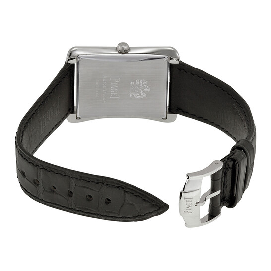 Piaget Black Tie Emperador Silver Dial Black Leather Watch G0A33069 - 546x546 Image #3