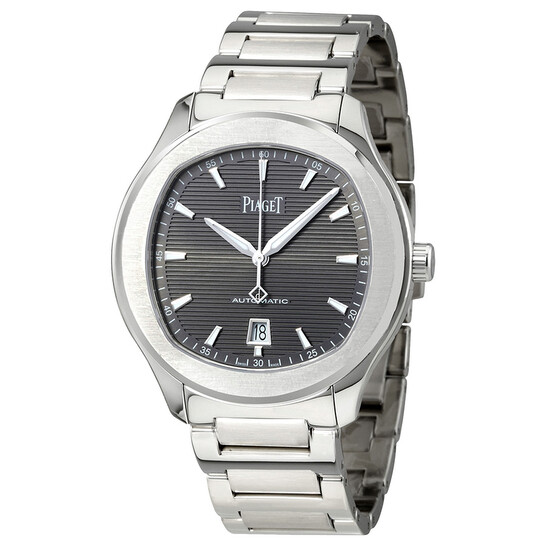 Piaget Polo S Automatic Grey Guilloche Dial Men's Watch G0A41003 - 546x546
