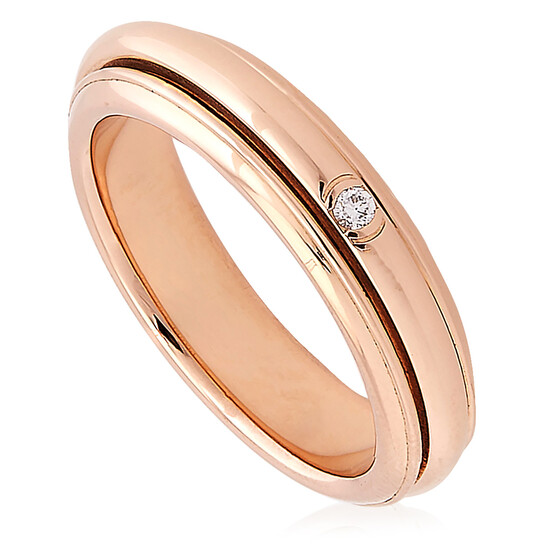 Piaget Possession Rose Gold Diamond Wedding Ring Size 55 G34P8C