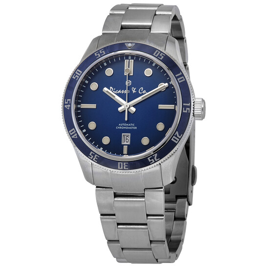 Picasso and Co Automatic Blue Dial Stainless Steel Men's Watch PWSOB001 Picasso and Co Automatic Blue Dial Stainless Steel Men's Watch PWSOB001 - 546x546