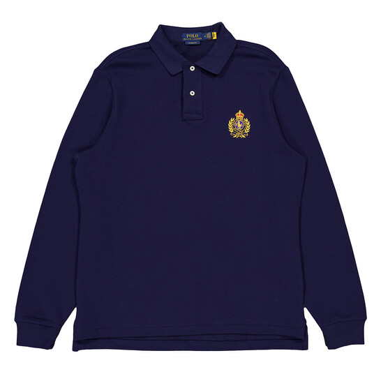 ★★POLO RALPH LAUREN★★ Long sleeve poplin shirt navy MNPO Polo Ralph Lauren Classic Fit Stretch Poplin Long Sleeve