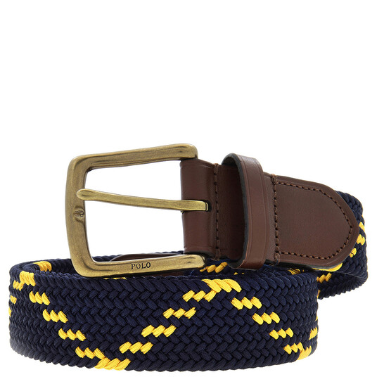 Polo Ralph Lauren Braided Pin Buckle Belt, Size Medium