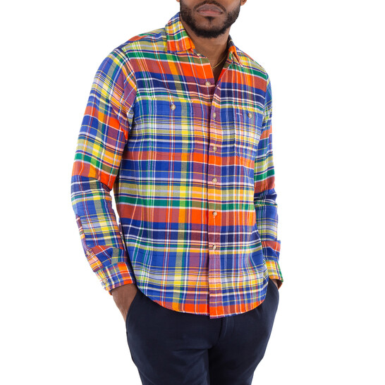 Tシャツ・カットソー Ralph Lauren SPORT SHIRT LONG SLEEVE (710 968971 004 KEY) Polo Ralph Lauren Check Pattern Long Sleeve Shirt, Size