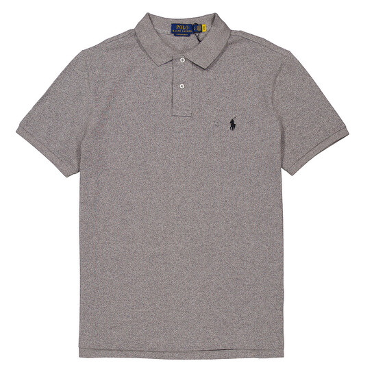 Polo Ralph Lauren Classics Grey Embroidered Logo Polo Shirt, Size
