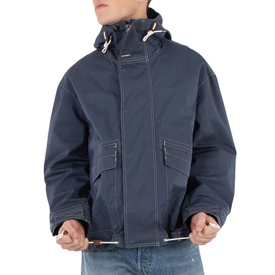 Polo Ralph Lauren Contrast-Stitch Twill Hooded Jacket, Size X