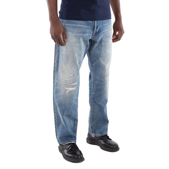 Polo Ralph Lauren Distressed Vintage Denim Jeans, Size 36W-32L