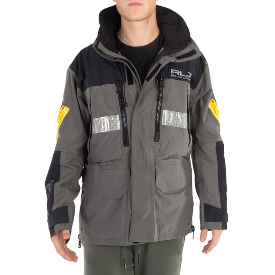 RLX（RalphLauren） - RLX Ralph Lauren ジャケット Polo Ralph Lauren Grey RLX Water Repellent Hooded Jacket