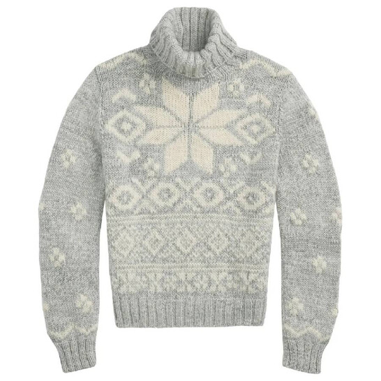 Polo Ralph Lauren Snowflake Intarsia Turtleneck Jumper - 546x546 Image #6
