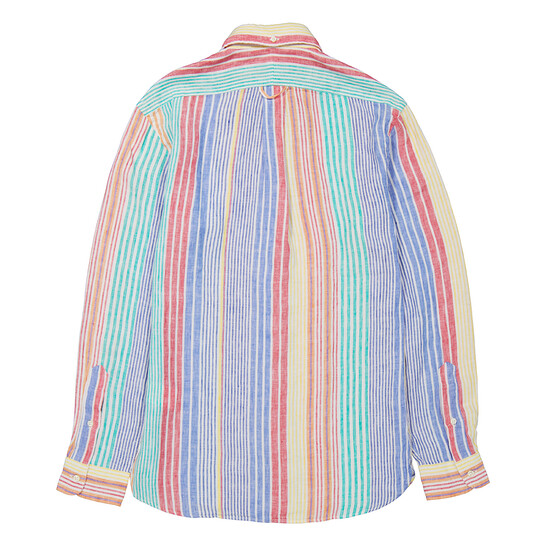 MUSE POLO RALPH LAUREN STRIPE BDシャツ POLO RALPH LAUREN - Women's oversize striped shirt in poplin