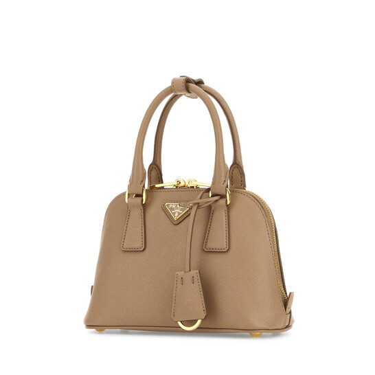 Prada Beige Leather Handbag 1BA851VEOONZV F0770 8052218131368