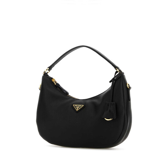 Prada Black Leather Handbag 1BC272 2CYS F0002 NERO - Handbags