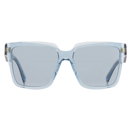 Prada Blue Square Ladies Sunglasses PR 24ZS 15I02F 56
