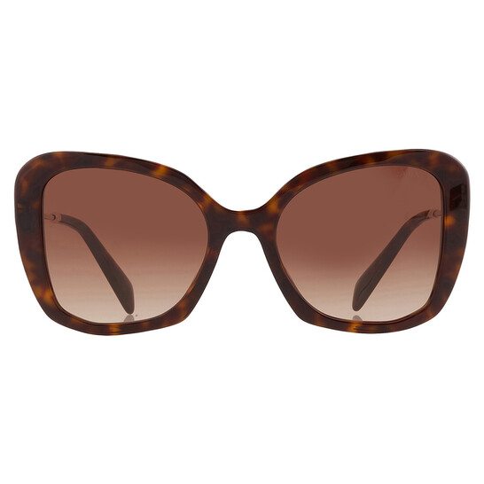 Prada Brown Gradient Butterfly Ladies Sunglasses PR 03YS  display picture 1
