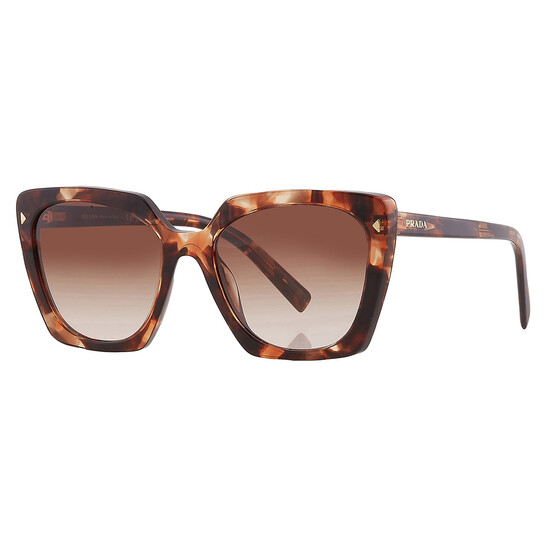 Prada Brown Gradient Butterfly Ladies Sunglasses PR 23ZS