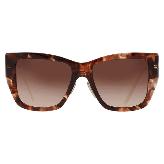 Prada Brown Gradient Square Ladies Sunglasses PR 21YS 07R6S1  display picture 1