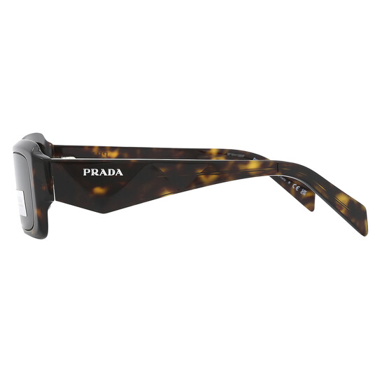 Prada Brown Rectangular Men's Sunglasses PR 27ZSF 19J09Z 55
