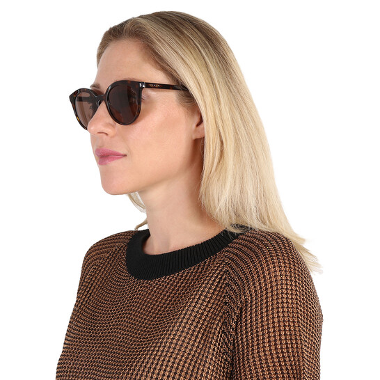Prada Sunglasses PR 02XS Prada PR 02XS 2AU8C1 Sunglasses Havana for Woman – LookerOnline main image 3