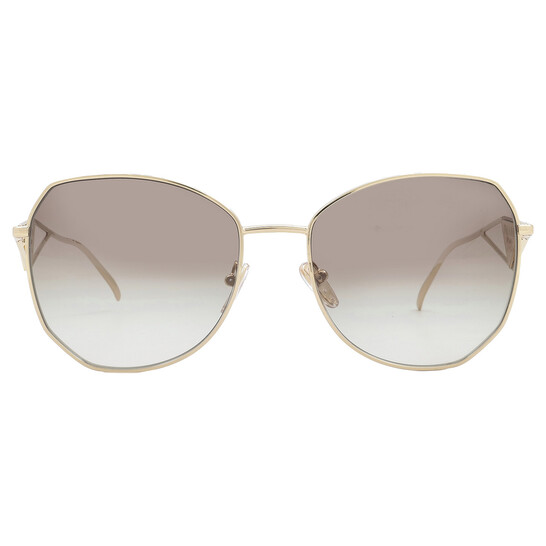 Prada Green Gradient Irregular Ladies Sunglasses PR 57YS ZVN0A7 57