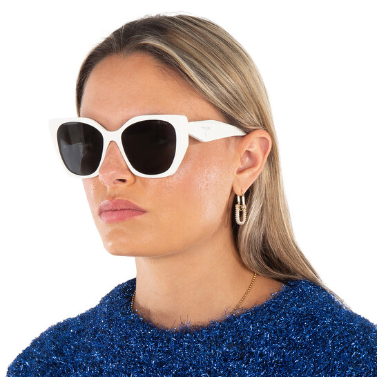 Prada プラダ　サングラス　グレー　バタフライ Prada Grey Butterfly Ladies Sunglasses PR 19ZS 1425S0 55