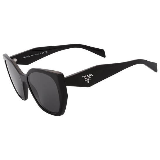 Authentic PRADA GREY BUTTERFLY SUNGLASSES Prada Grey Butterfly Ladies Sunglasses PR 24XS 1AB5Z1 52  main image 4