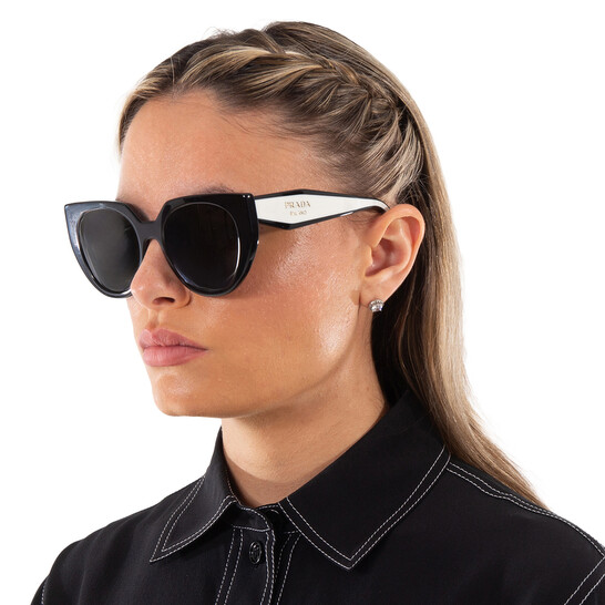 Prada Grey Cat Eye Ladies Sunglasses PR 14WS 09Q5S0 52 - 546x546 Image #2