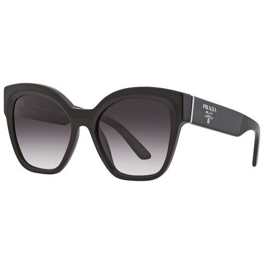 Prada Grey Gradient Cat Eye Ladies Sunglasses PR 17ZS 1AB09S  display picture 3
