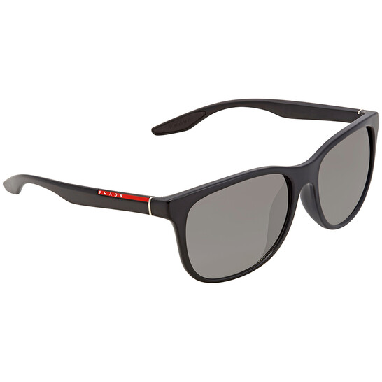 小物 PRADA Half-Lim sunglasses Prada Linea Rossa PS 53ZS XL (59 - 15) with Grey lenses and