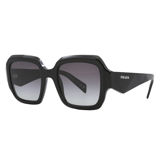 Prada Grey Gradient Square Ladies Sunglasses PR 28ZS 16K90A  display picture 3