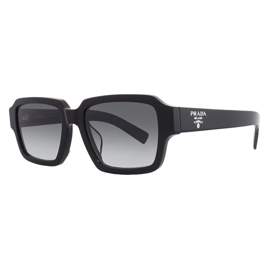 Prada Grey Gradient Square Men display picture 3
