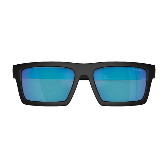 Prada Blue Mirror Sunglasses Prada Linea Rossa PS 07YS XXL (76 - 12) with Blue lenses and  main image 2