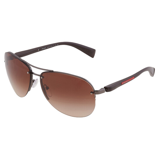 Prada Linea Rossa Brown Gradient Pilot Men display picture 3