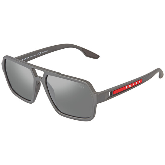 小物 PRADA l Half-Lim Sunglasse Prada PR 07YS M (53 - 19) with Grey lenses and Black frame