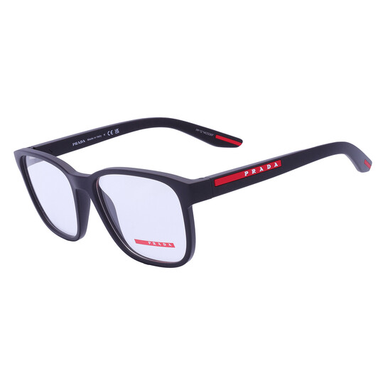 Prada Linea Rossa Demo Square Men's Eyeglasses PS 06PV