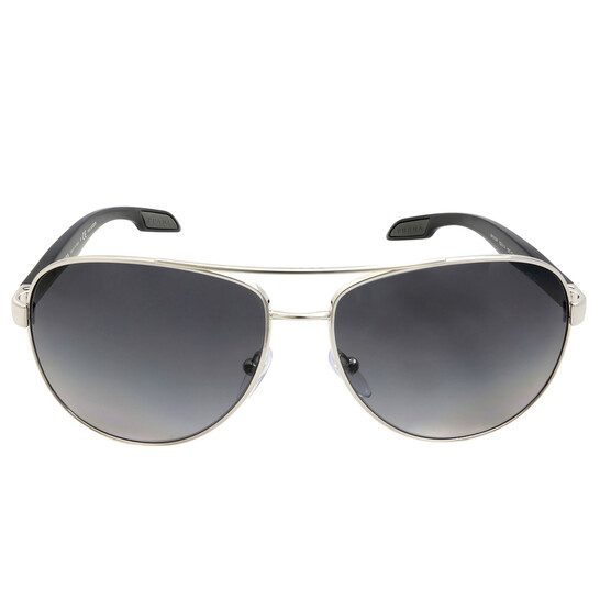 ●PRADA LINEA ROSSA サングラス Gunl / Grey Gradient 58mm Prada Linea Rossa Grey Gradient Sport Men's Sunglasses PS