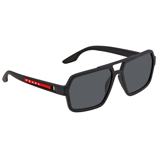 セール★PRADA★4XX715 Prada Linea Rossa PS 01XS Rectangle Sunglasses | EyeOns.com