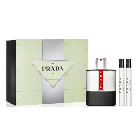 Prada Men's Luna Rossa Carbon Gift Set Fragrances 3614274109399