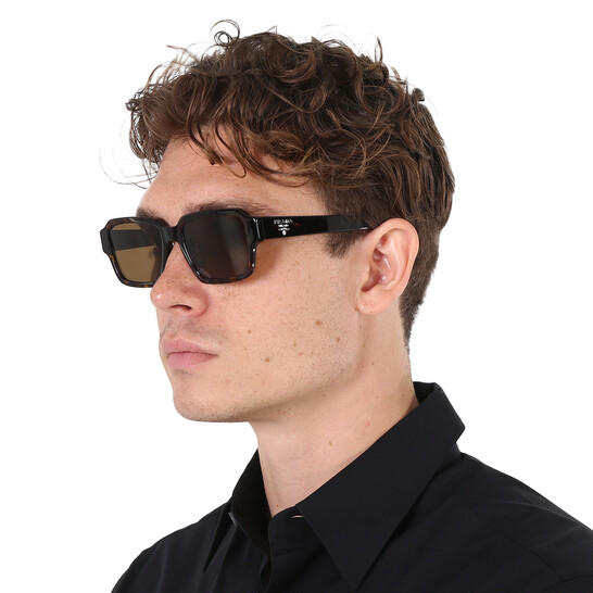 PRADA PRZ ダークブラウン サングラス Prada PR 26ZS Tortoise/Dark Brown (14L-09Z) Sunglasses | eBay