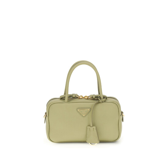 Prada Sage Green Leather Handbag 1BB1522CYS F0362 8056811206430