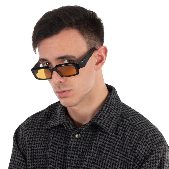 Prada Yellow Pilot Men's Sunglasses PR 27ZS 16K70A 54