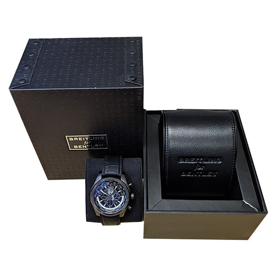 非売品　BREITLING 置き時計 Breitling Bentley B05 Unitime LIMITED Black PVD Steel 49mm