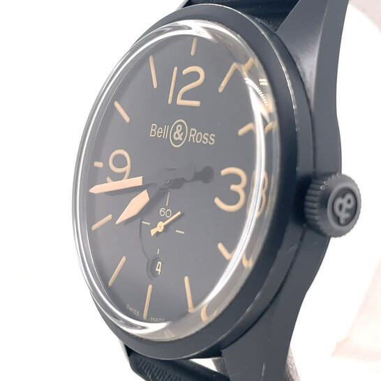 Bell & Ross BR123-95-SC 自動巻き メンズ腕時計 BR123-95-SC VINTAGE BR123 CARBON 新品 ｜ ベル＆ロス | 腕時計