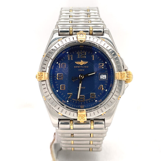 Breitling Pre-owned Breitling Wings Quartz Blue Dial Ladies  display picture 1
