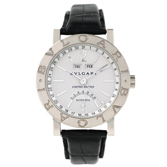Bulgari Silver and White Men\'s Watch Bulgari Bulgari Bulgari White Dial, Stainless Steel, 41.0 mm  main image 3
